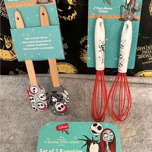 Set of nightmare before Christmas kitchen items